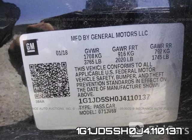 1G1JD5SH0J4110137 фото 10