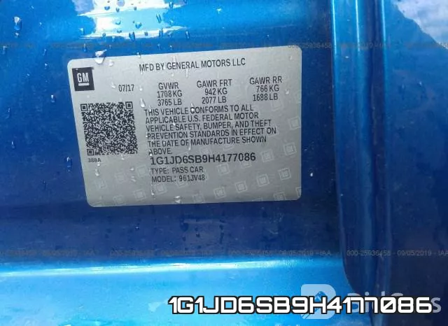 1G1JD6SB9H4177086 фото 10