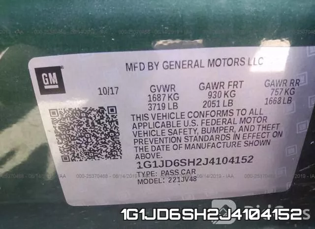 1G1JD6SH2J4104152 фото 10