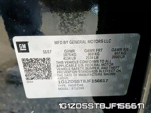 1G1ZD5ST8JF156617 фото 2
