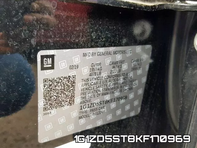 1G1ZD5ST8KF170969 фото 2