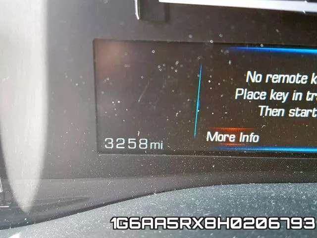 1G6AA5RX8H0206793 фото 9