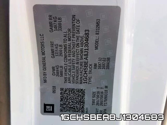 1GCHSBEA8J1304683 фото 2