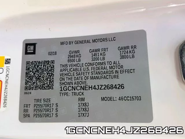 1GCNCNEH4JZ268426 фото 2