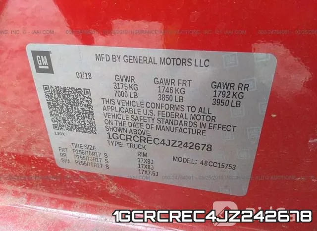 1GCRCREC4JZ242678 фото 10