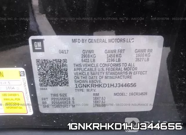 1GNKRHKD1HJ344656 фото 10
