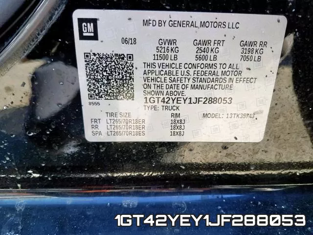 1GT42YEY1JF288053 фото 2