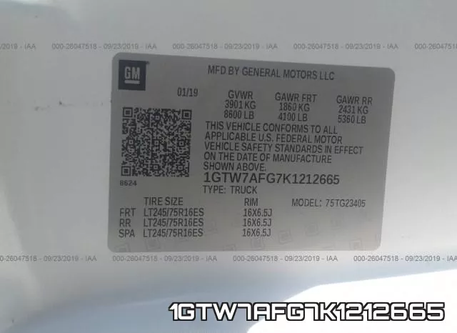 1GTW7AFG7K1212665 фото 10