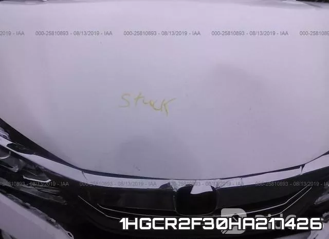 1HGCR2F30HA217426 фото 2