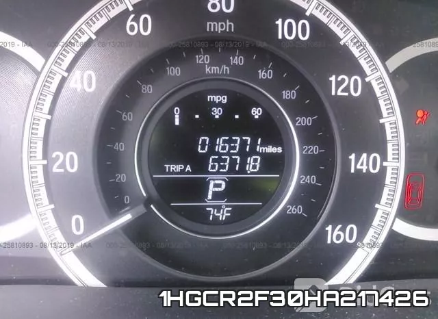 1HGCR2F30HA217426 фото 8