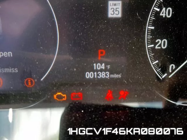 1HGCV1F46KA080076 фото 9