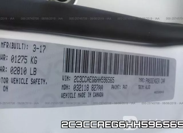 2C3CCAEG6HH596565 фото 10