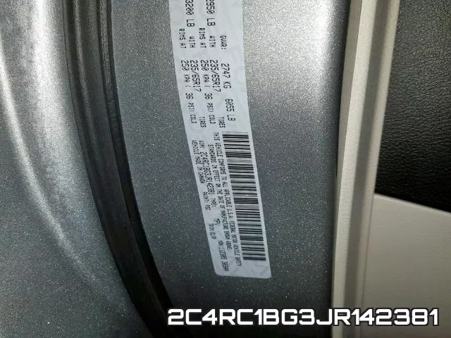 2C4RC1BG3JR142381 фото 2