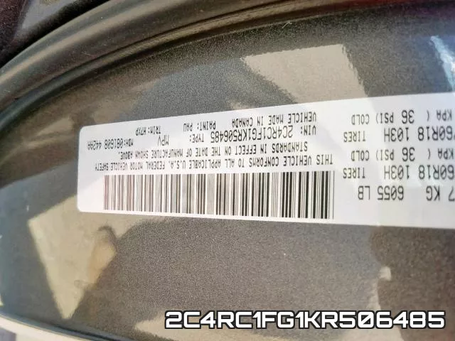 2C4RC1FG1KR506485 фото 2