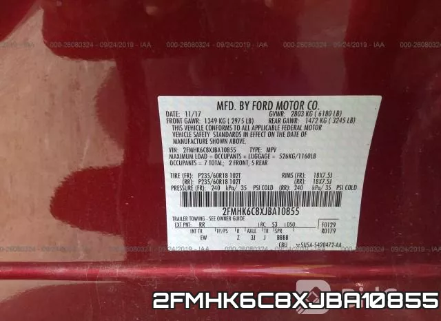 2FMHK6C8XJBA10855 фото 10