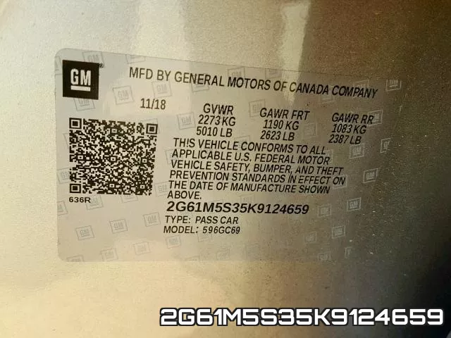 2G61M5S35K9124659 фото 2