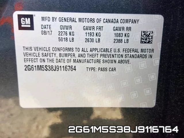 2G61M5S38J9116764 фото 2