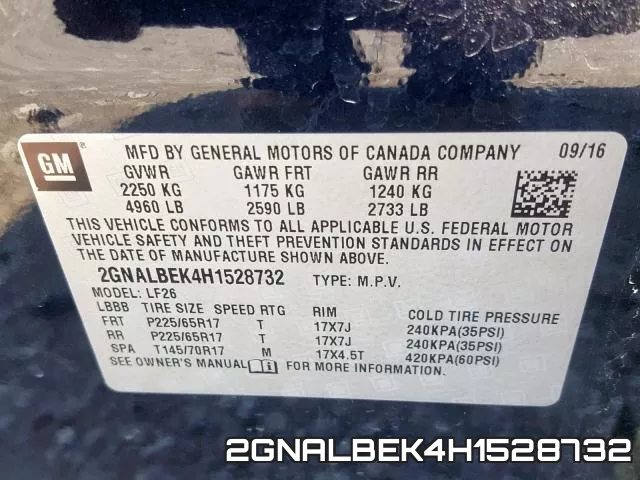 2GNALBEK4H1528732 фото 2