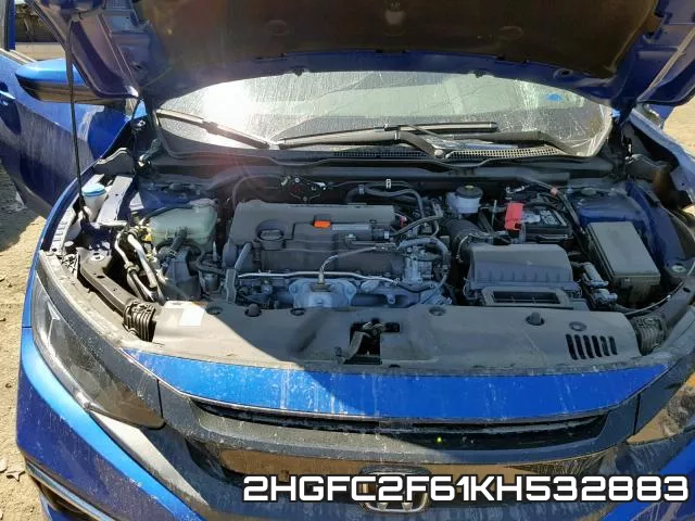 2HGFC2F61KH532883 фото 8
