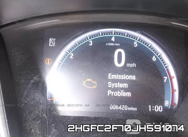 2HGFC2F70JH591074 фото 8