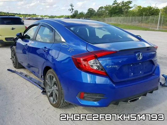 2HGFC2F87KH514793 фото 4