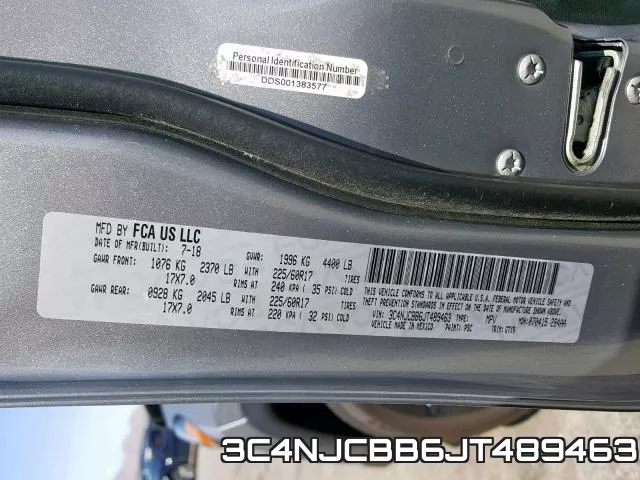 3C4NJCBB6JT489463 фото 2