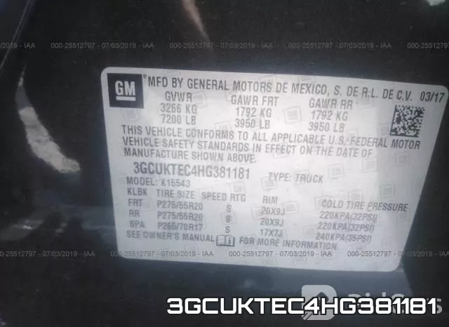 3GCUKTEC4HG381181 фото 10