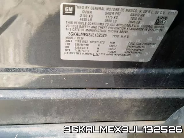 3GKALMEX3JL132526 фото 2