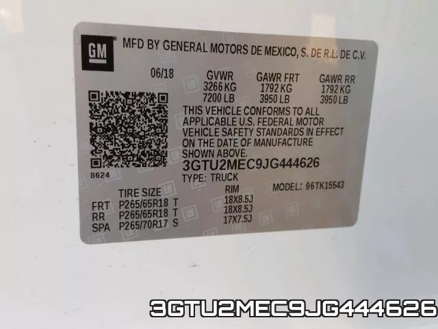 3GTU2MEC9JG444626 фото 2