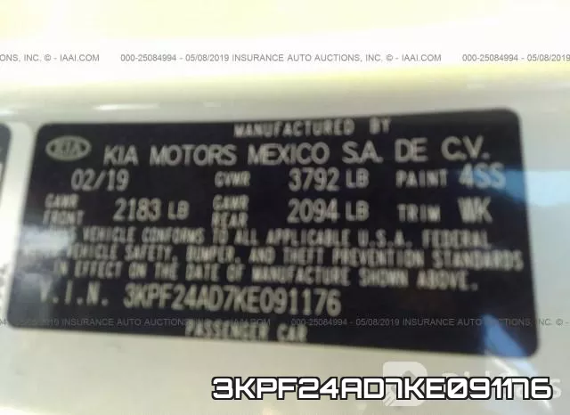 3KPF24AD7KE091176 фото 10