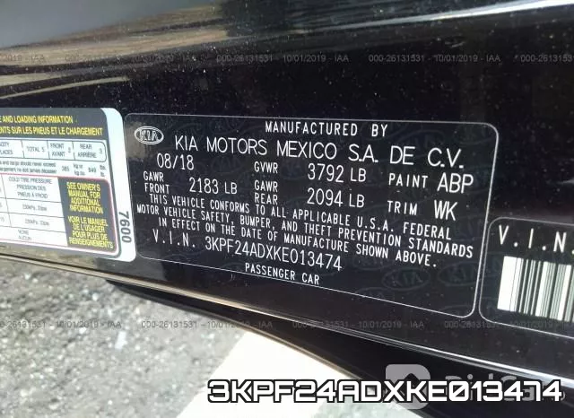 3KPF24ADXKE013474 фото 10