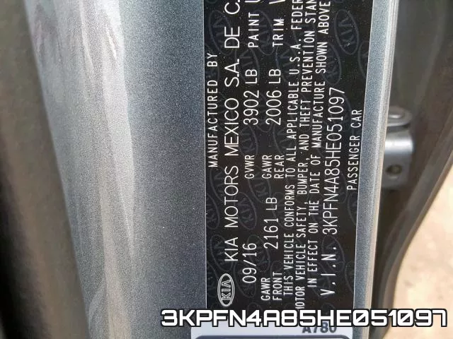 3KPFN4A85HE051097 фото 2