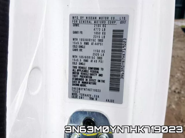 3N63M0YN7HK719023 фото 2
