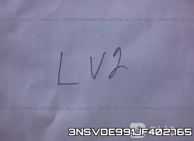 3NSVDE991JF402765 фото 2