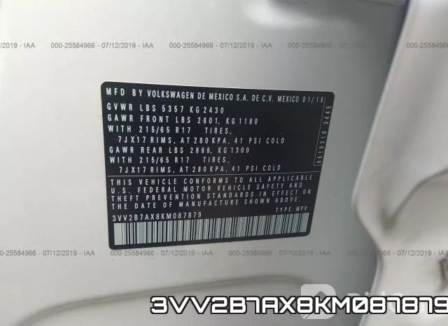 3VV2B7AX8KM087879 фото 10