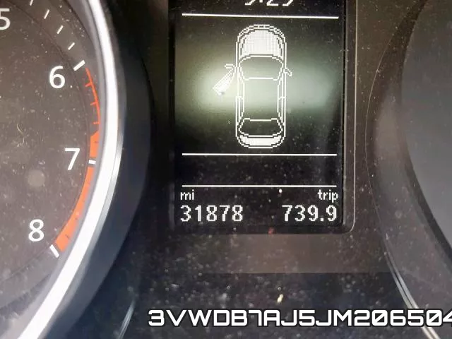 3VWDB7AJ5JM206504 фото 9