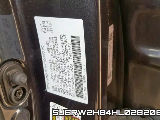 5J6RW2H84HL028206 фото 2