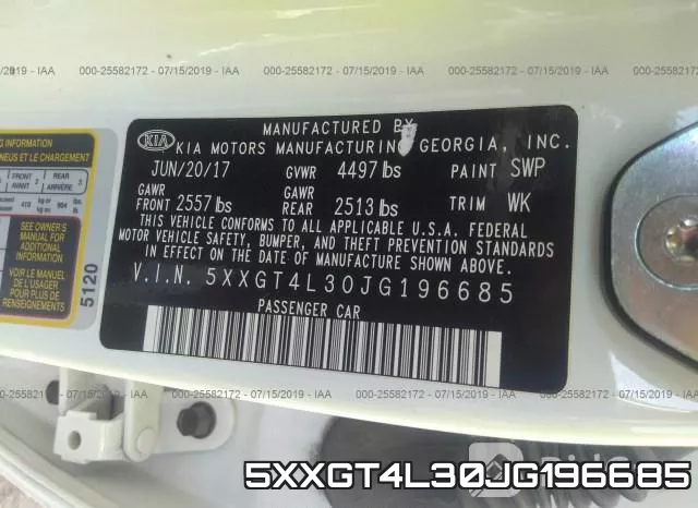 5XXGT4L30JG196685 фото 10