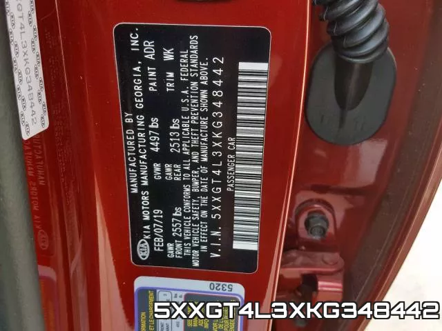 5XXGT4L3XKG348442 фото 2