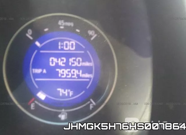 JHMGK5H76HS007864 фото 8