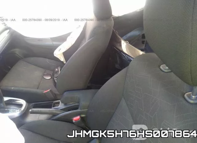 JHMGK5H76HS007864 фото 9