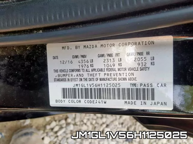 JM1GL1V56H1125025 фото 2