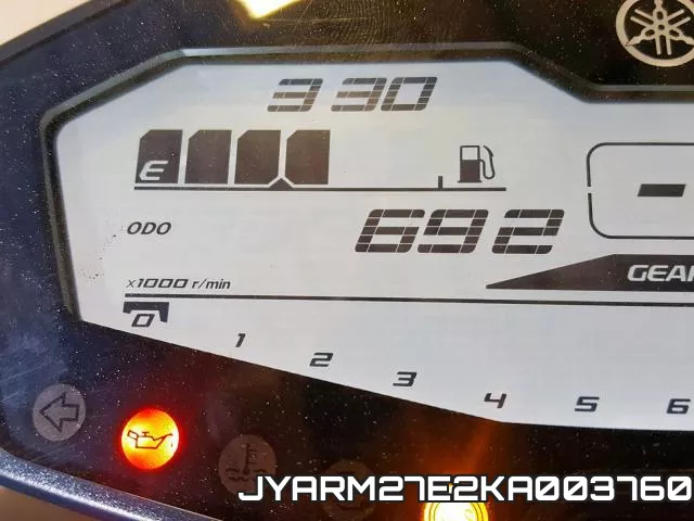 JYARM27E2KA003760 фото 9