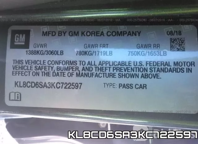 KL8CD6SA3KC722597 фото 10