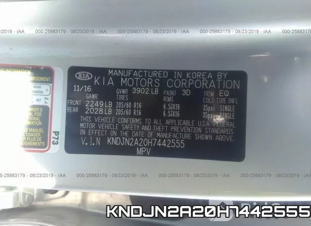 KNDJN2A20H7442555 фото 10