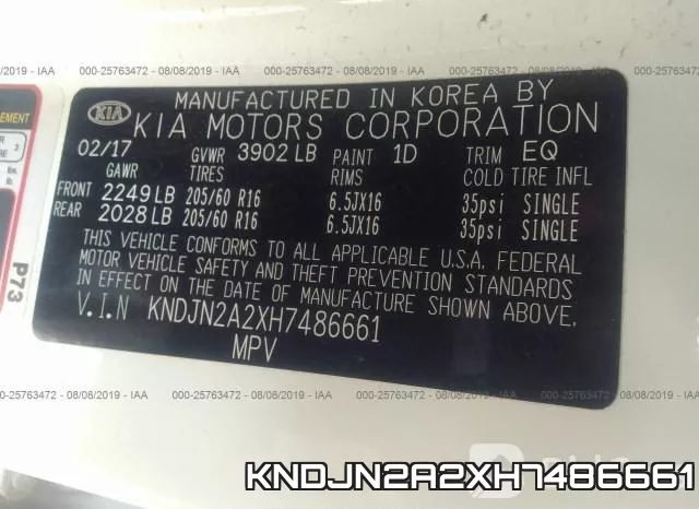 KNDJN2A2XH7486661 фото 10
