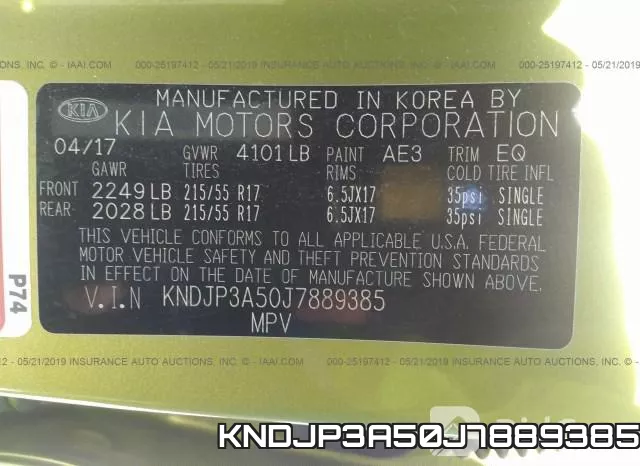 KNDJP3A50J7889385 фото 10