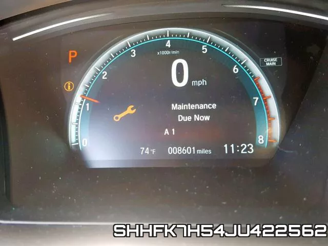 SHHFK7H54JU422562 фото 9