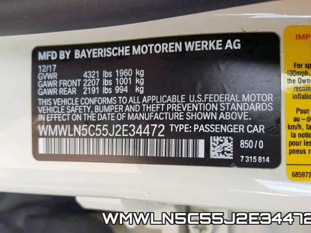 WMWLN5C55J2E34472 фото 2