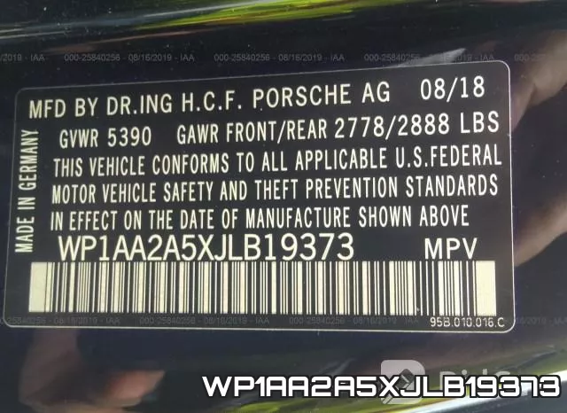 WP1AA2A5XJLB19373 фото 10